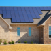 solar panels on a house