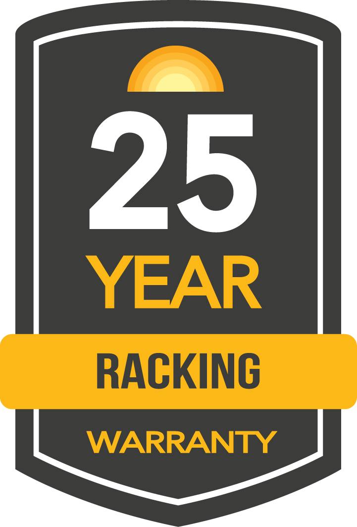 25-YEAR RACKING SYSTEM WARRANTY