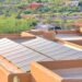 Solar panels installed on the roof of a house in Arizona