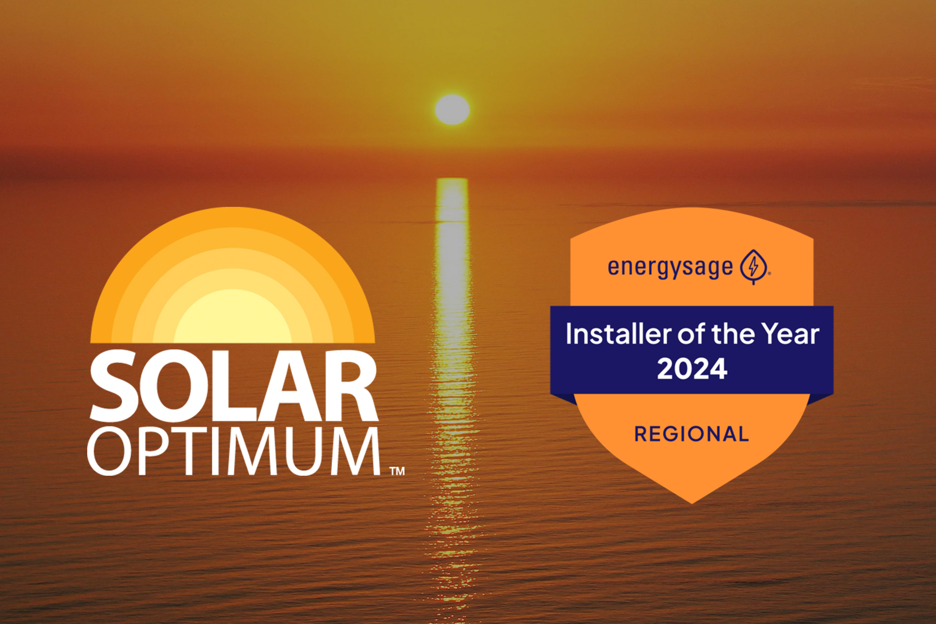 Solar Optimum Named 2024 Installer of the Year by EnergySage