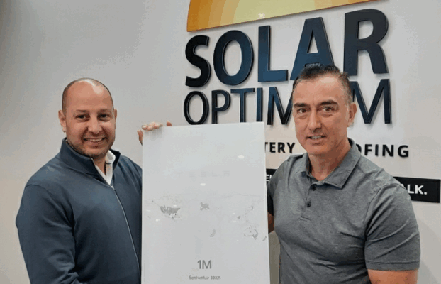 Solar Optimum Named the 1 Million Powerwall Award Winner